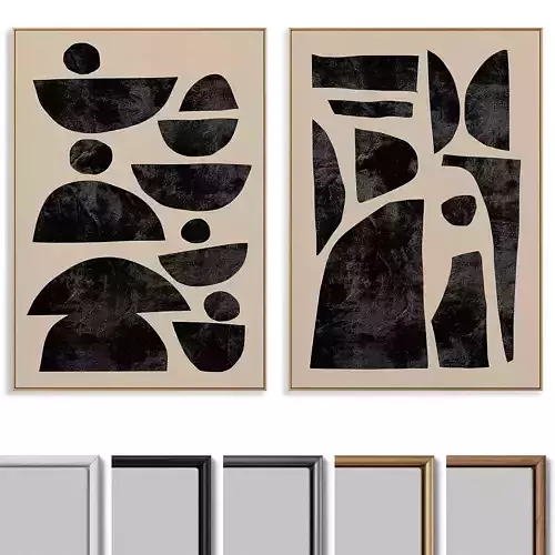 Abstract Painting Frame set