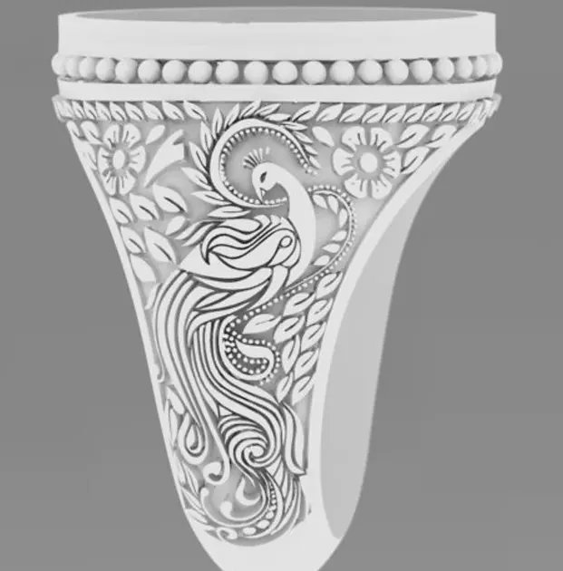 Italian Rings 25 Gents 3D print model 3D print model_13