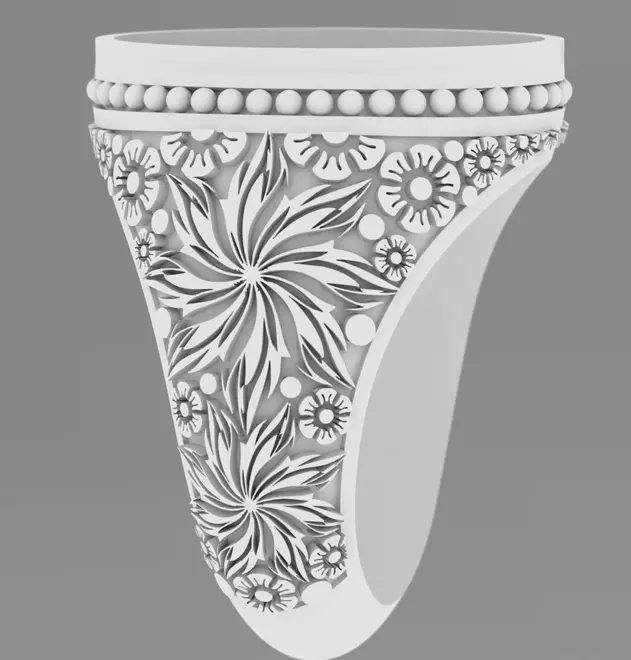 Italian Rings 25 Gents 3D print model 3D print model_22