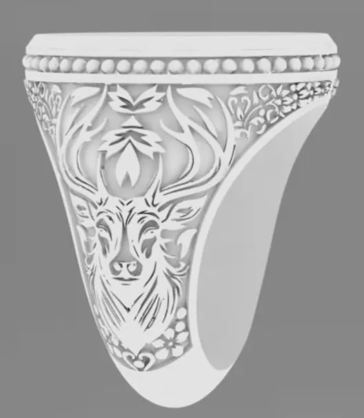 Italian Rings 25 Gents 3D print model 3D print model_10