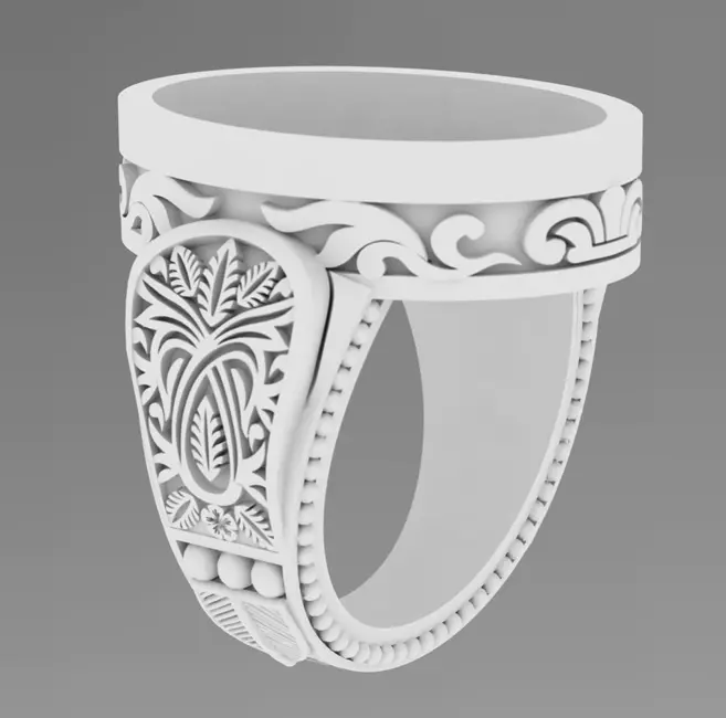 Italian Rings 25 Gents 3D print model 3D print model_18