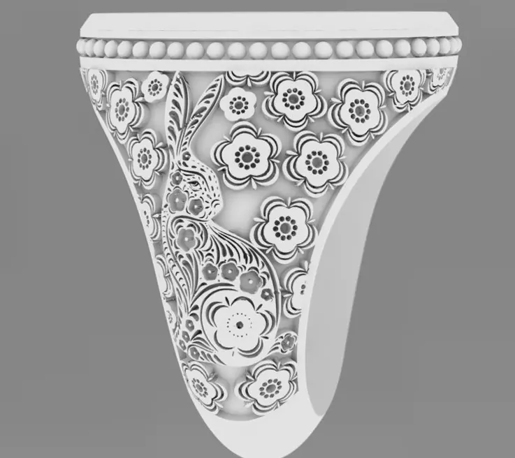 Italian Rings 25 Gents 3D print model 3D print model_23