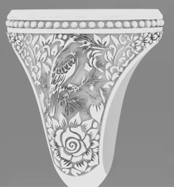 Italian Rings 25 Gents 3D print model 3D print model_8