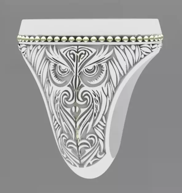 Italian Rings 25 Gents 3D print model 3D print model_9