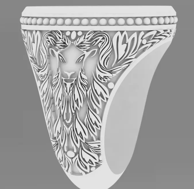 Italian Rings 25 Gents 3D print model 3D print model_24