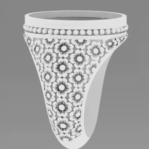 Italian Rings 25 Gents 3D print model 3D print model_16