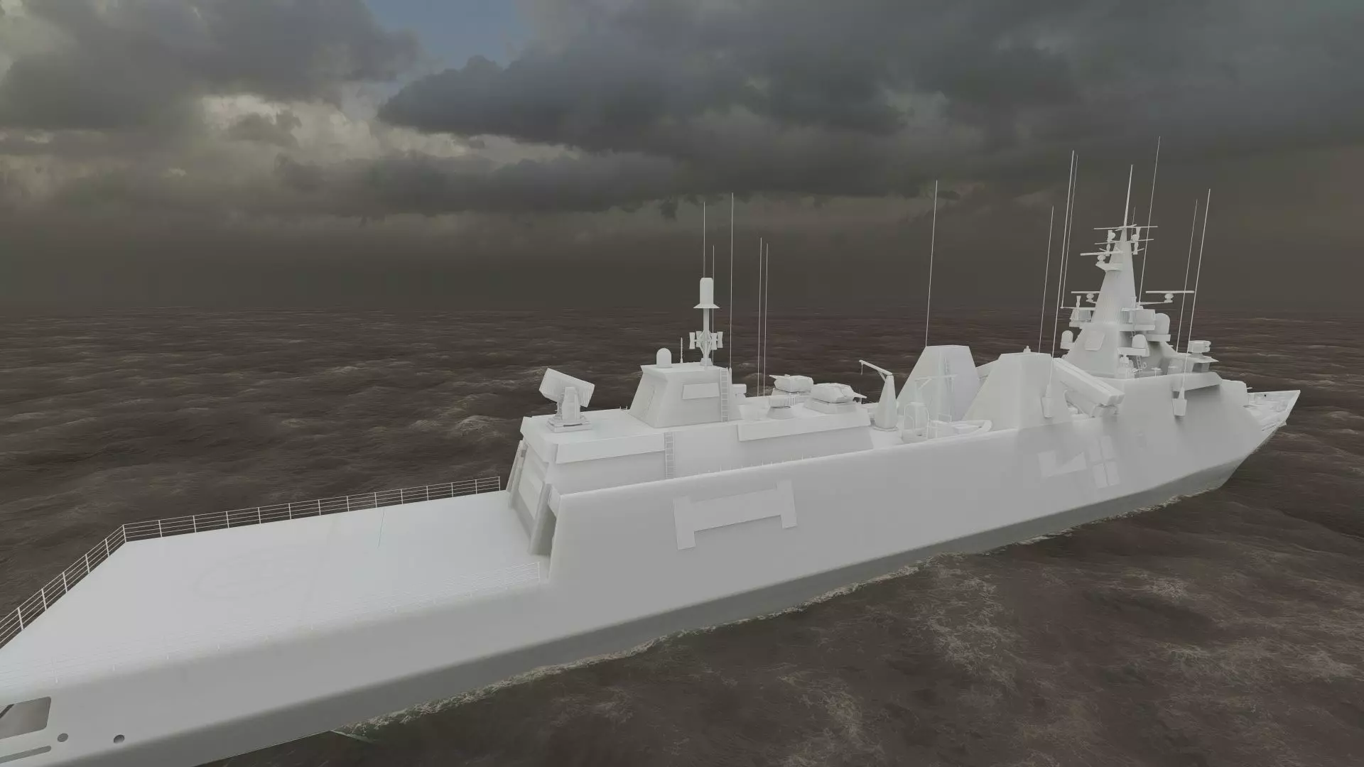 STEALTH NAVY FRIGATE 3D model_37