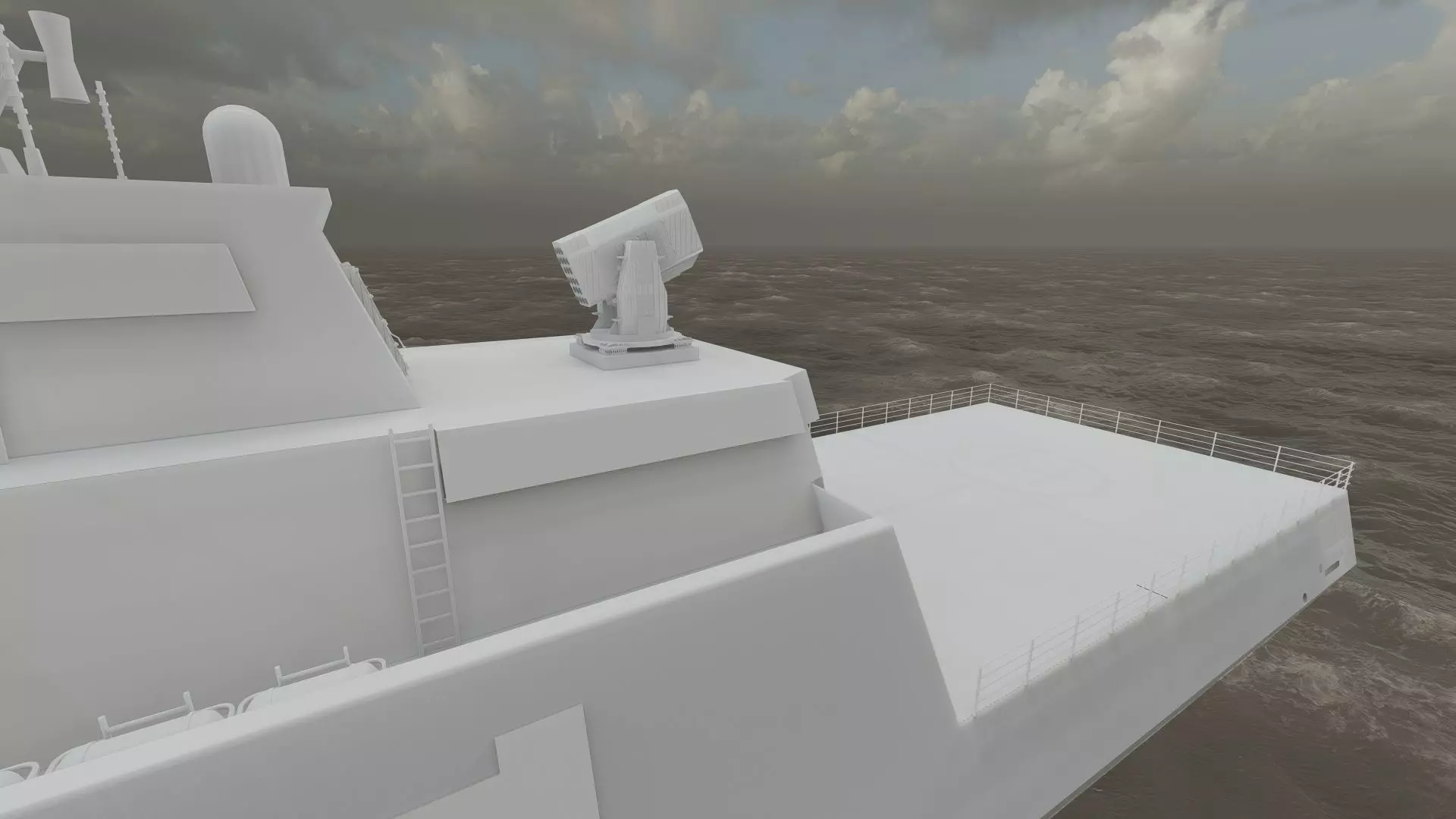 STEALTH NAVY FRIGATE 3D model_44