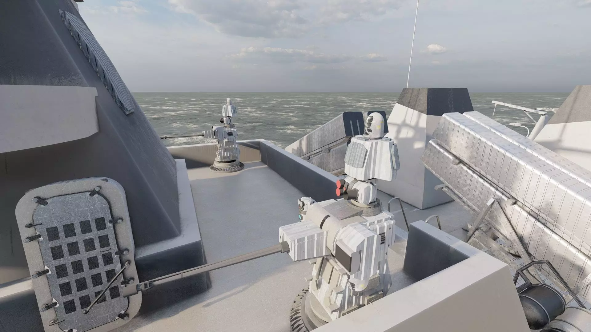 STEALTH NAVY FRIGATE 3D model_25