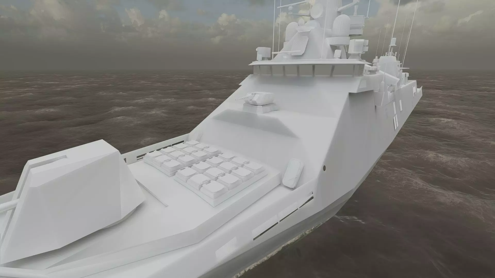 STEALTH NAVY FRIGATE 3D model_41