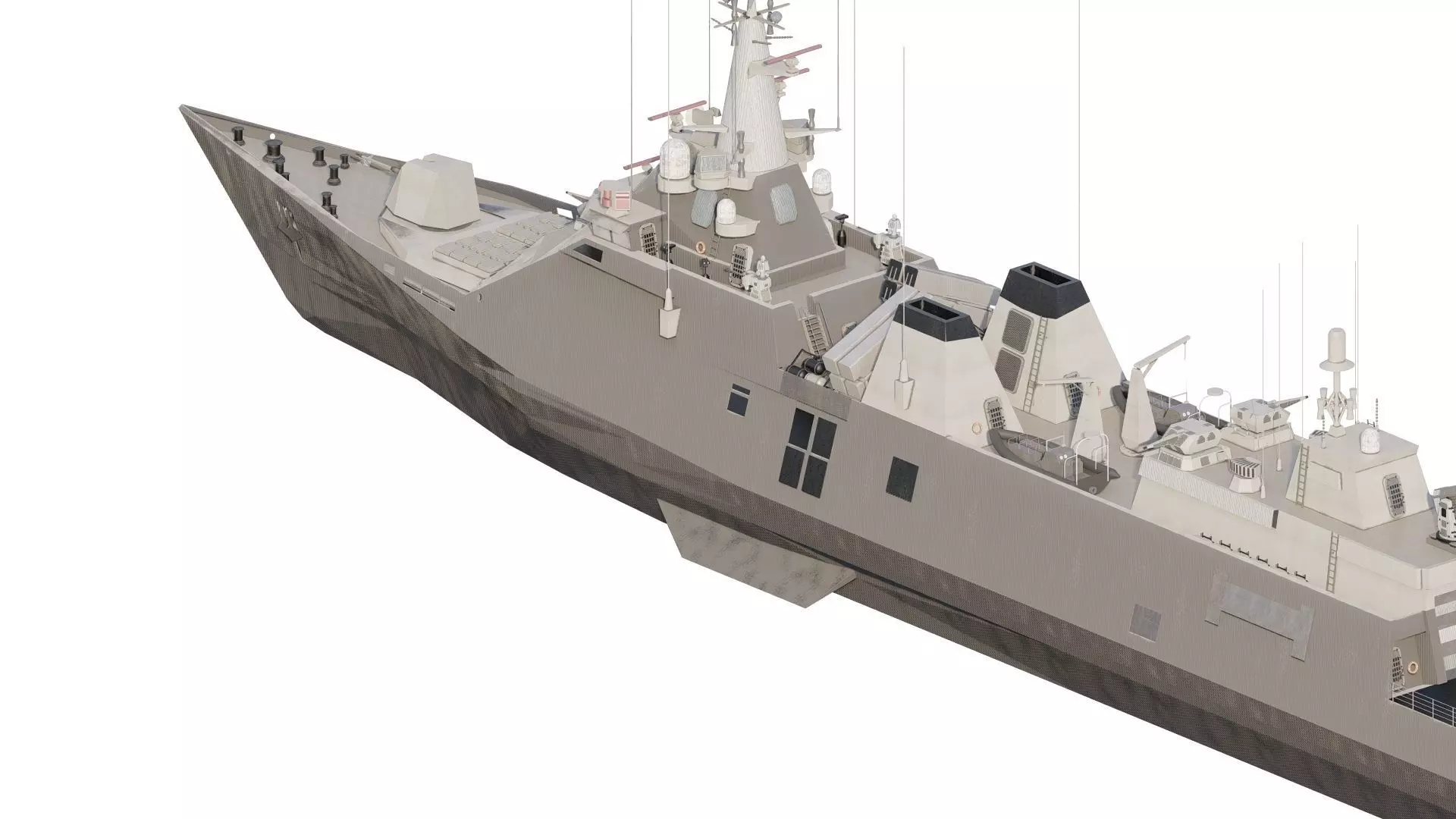 STEALTH NAVY FRIGATE 3D model_7