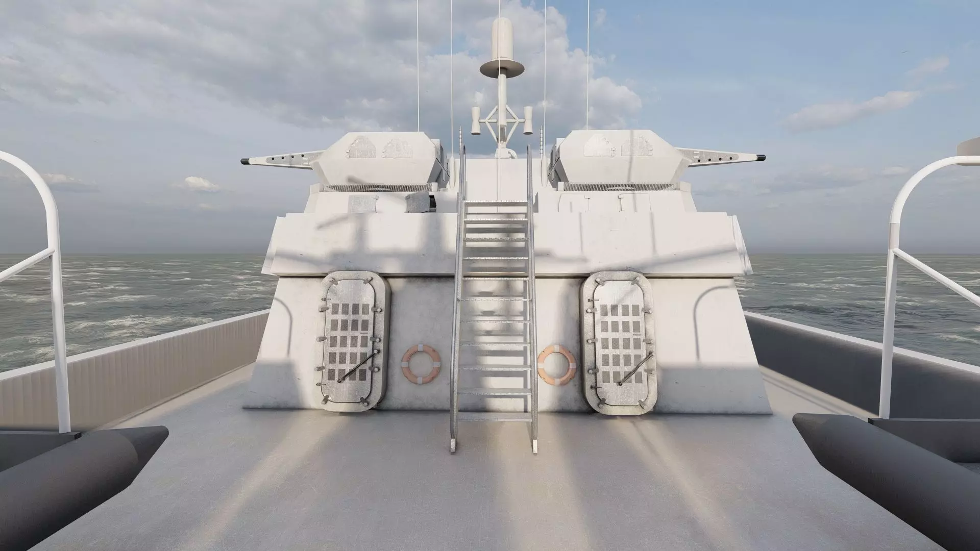 STEALTH NAVY FRIGATE 3D model_30