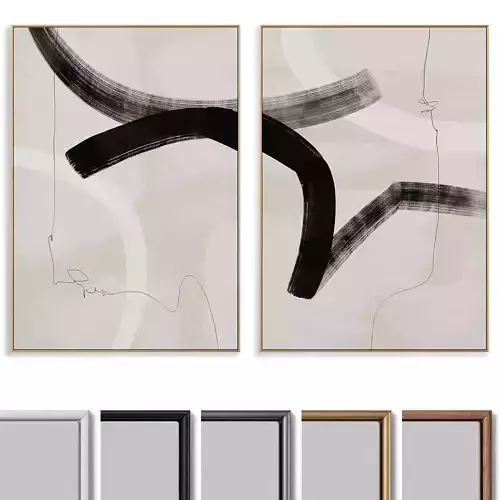 Abstract Painting Frame set