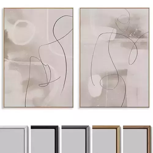 Abstract Painting Frame set