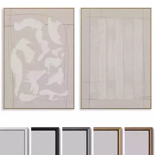 Abstract Painting Frame set