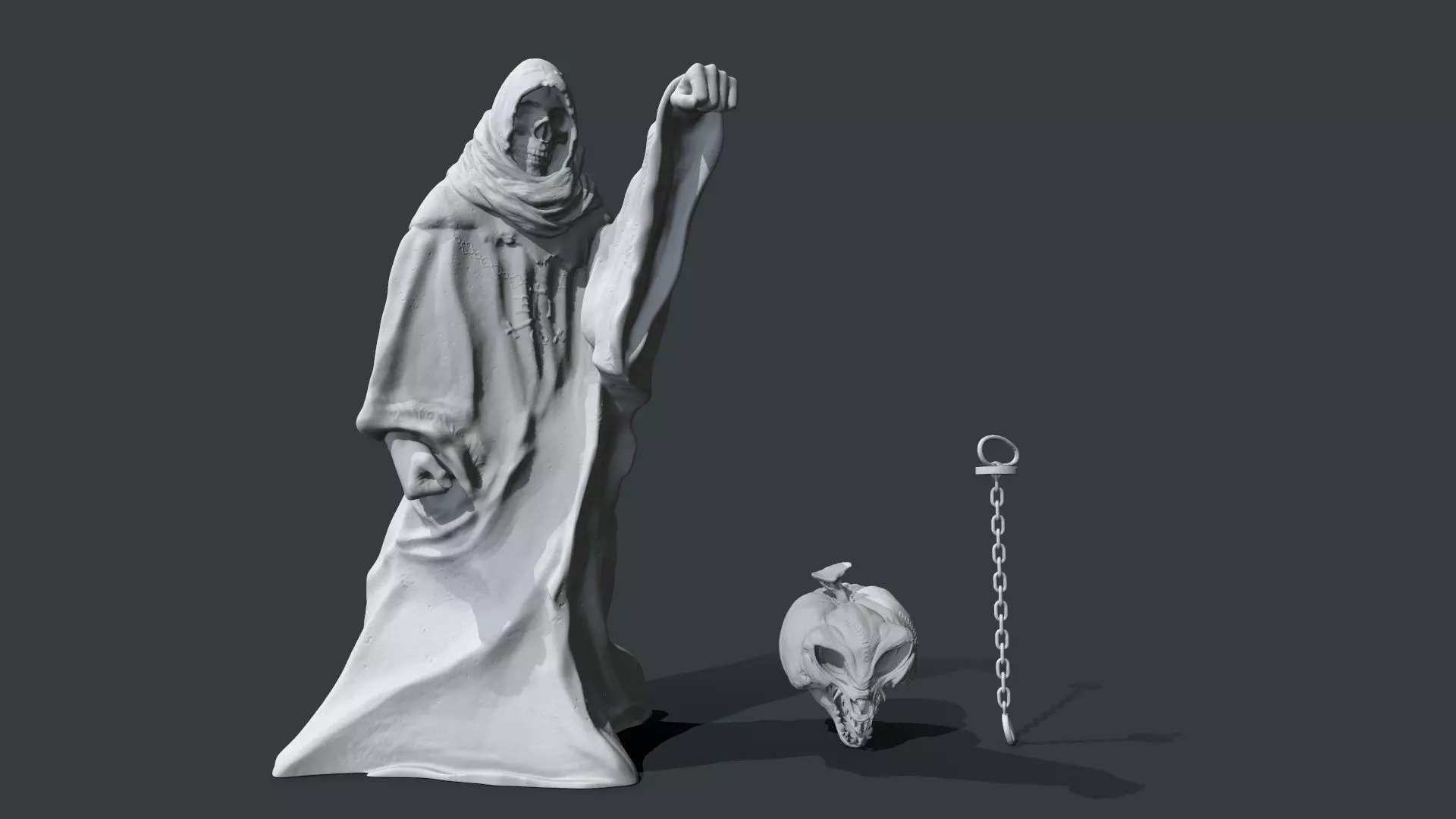 Halloween Set STL  3D print model_5