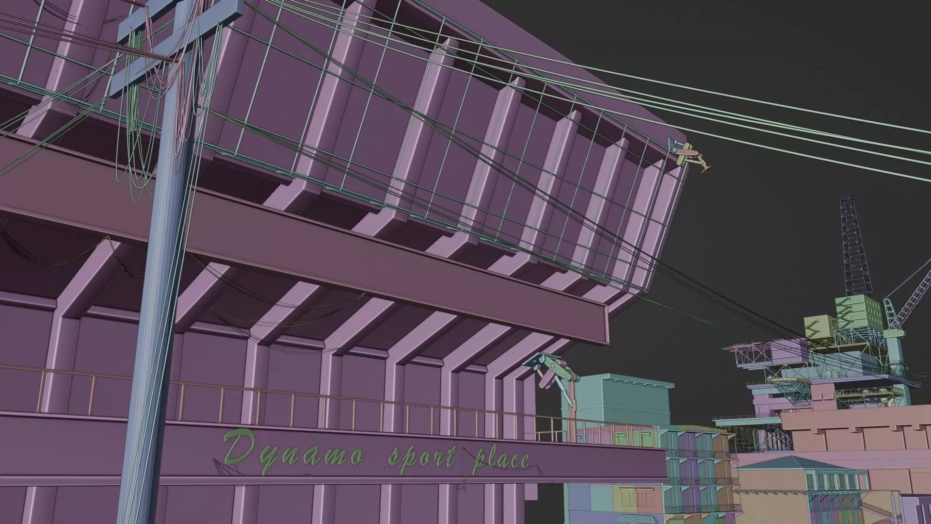 Dynamo City 3D model_9