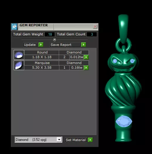 Majestic Dragon Head Pendant and antique files 3D print model_14