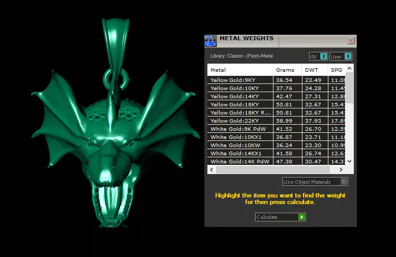 Majestic Dragon Head Pendant and antique files 3D print model_19