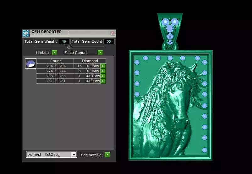 Majestic Dragon Head Pendant and antique files 3D print model_13