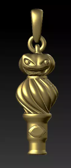 Majestic Dragon Head Pendant and antique files 3D print model_9