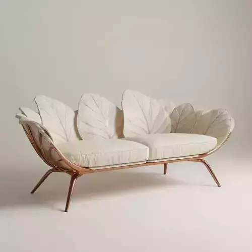 Leaf Inspired Luxury Sofa