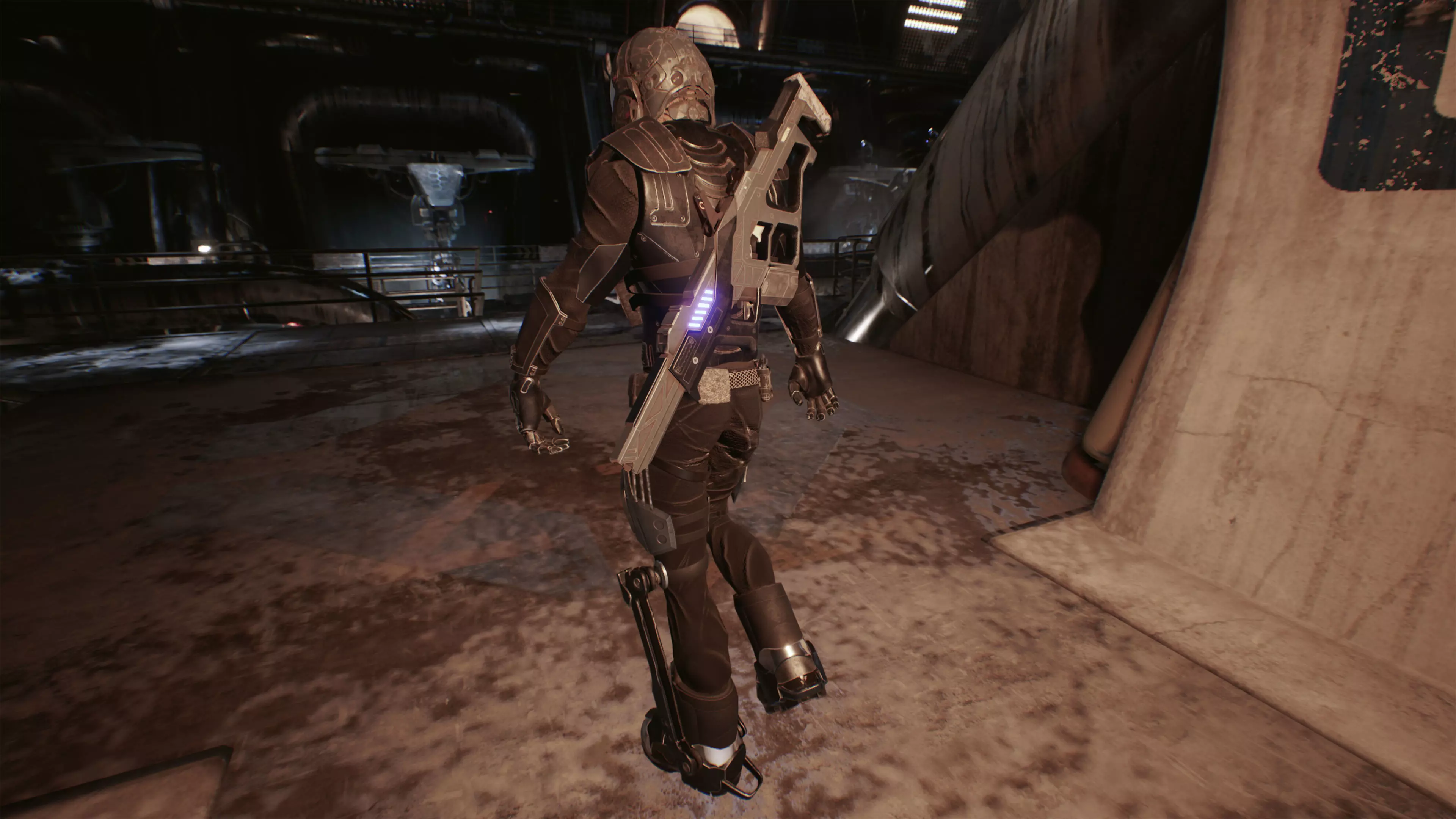 Alien 3 Low-poly 3D model_13