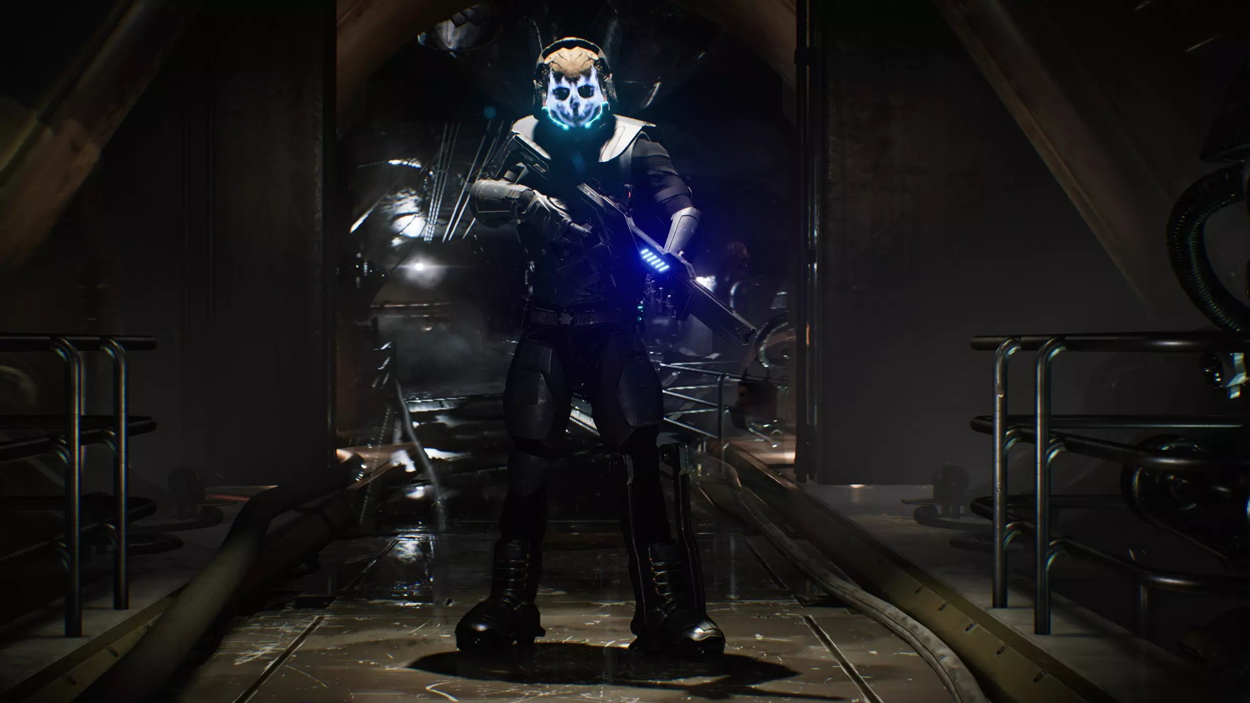 Alien 3 Low-poly 3D model_9