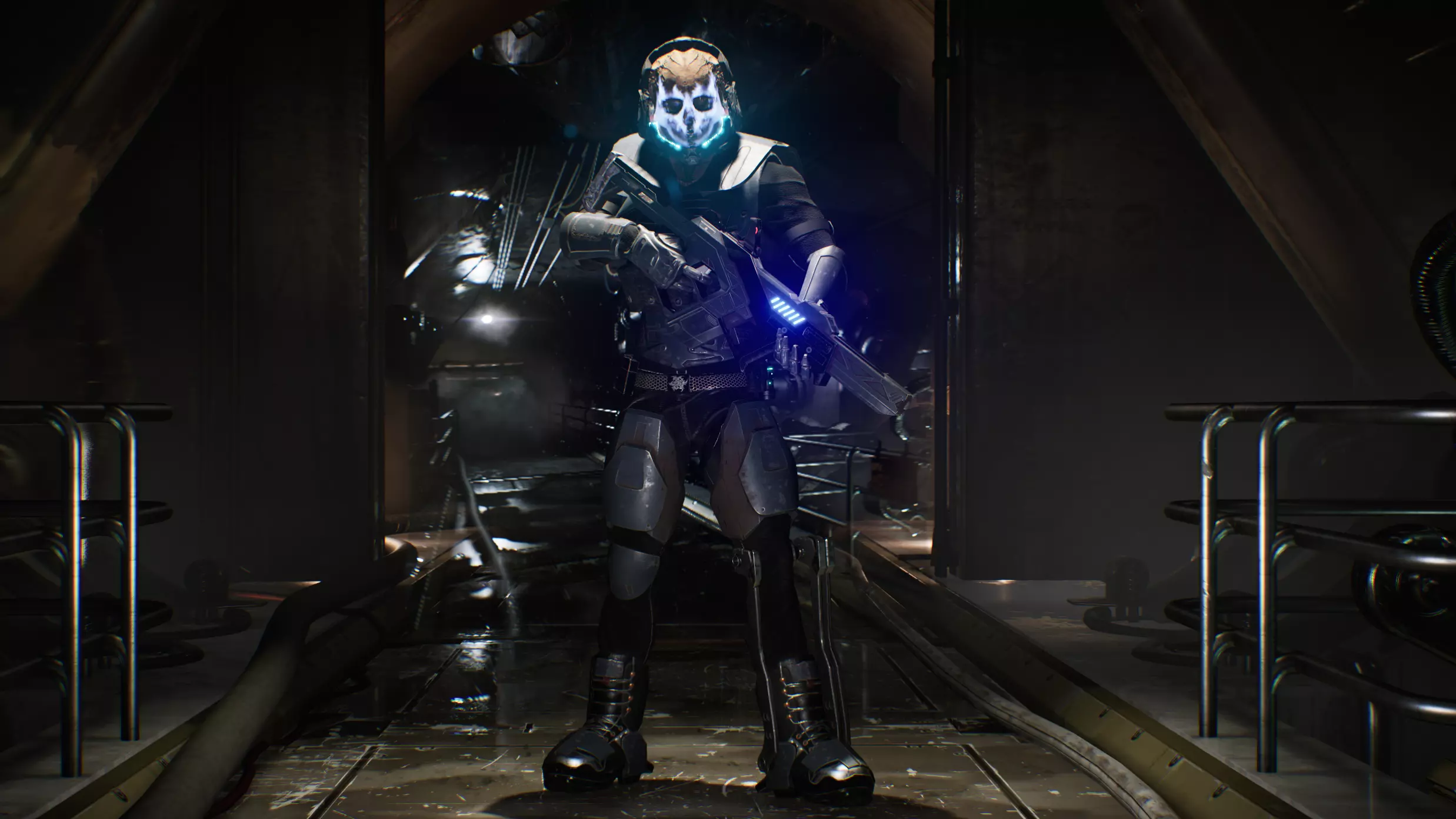 Alien 3 Low-poly 3D model_7