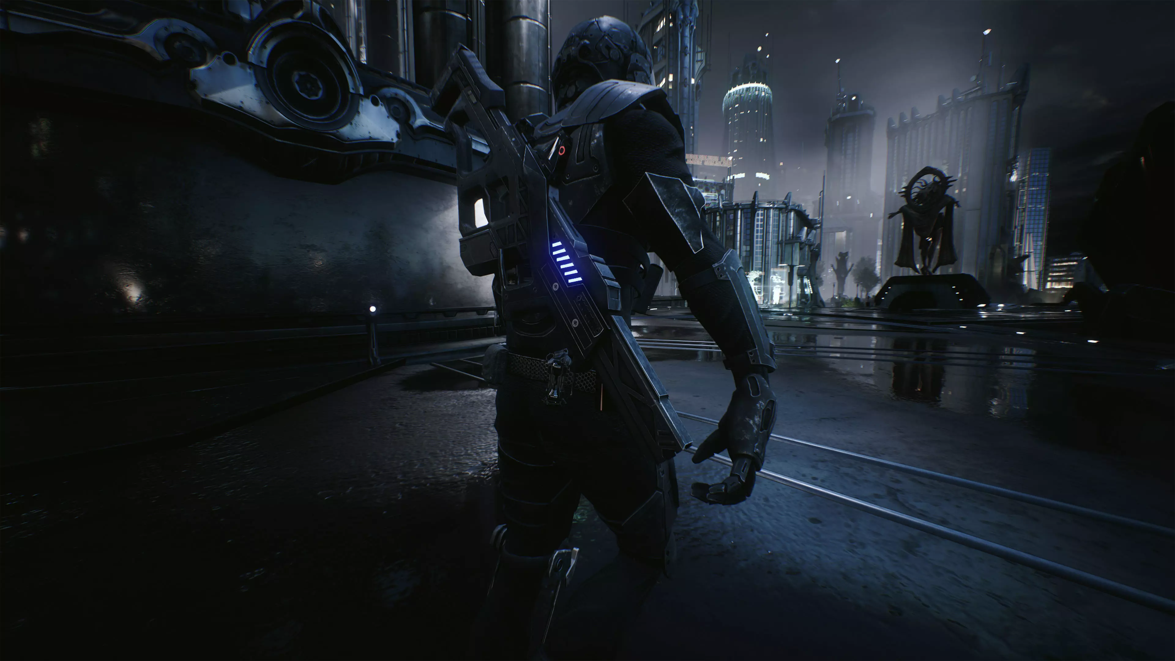 Alien 3 Low-poly 3D model_6