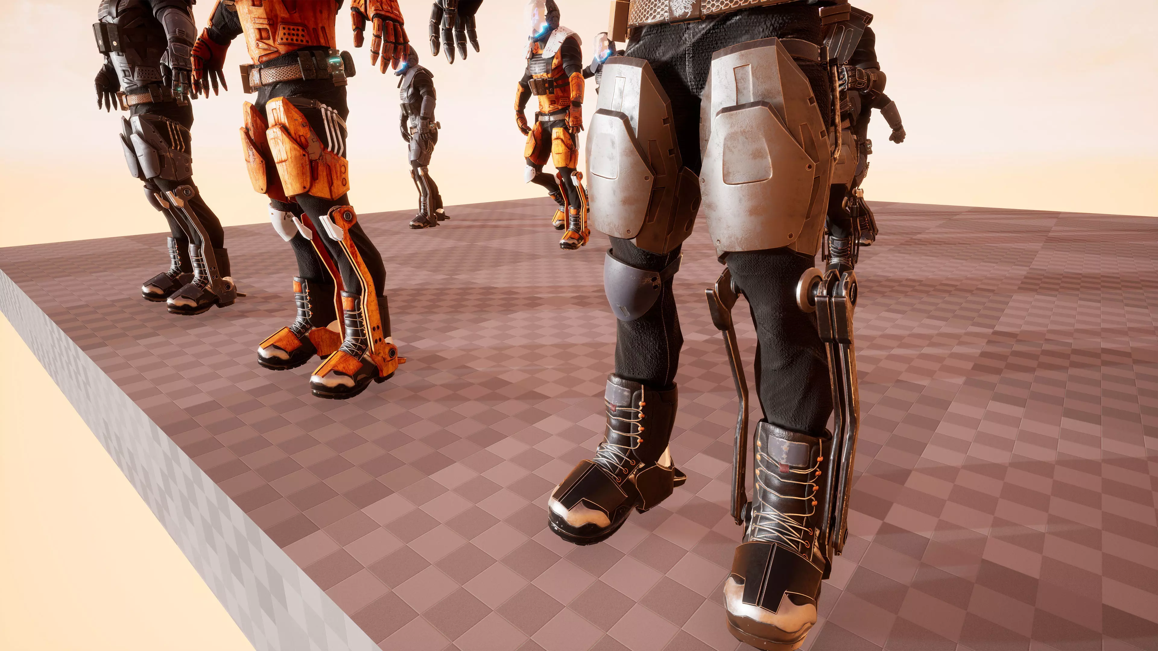 Alien 3 Low-poly 3D model_29