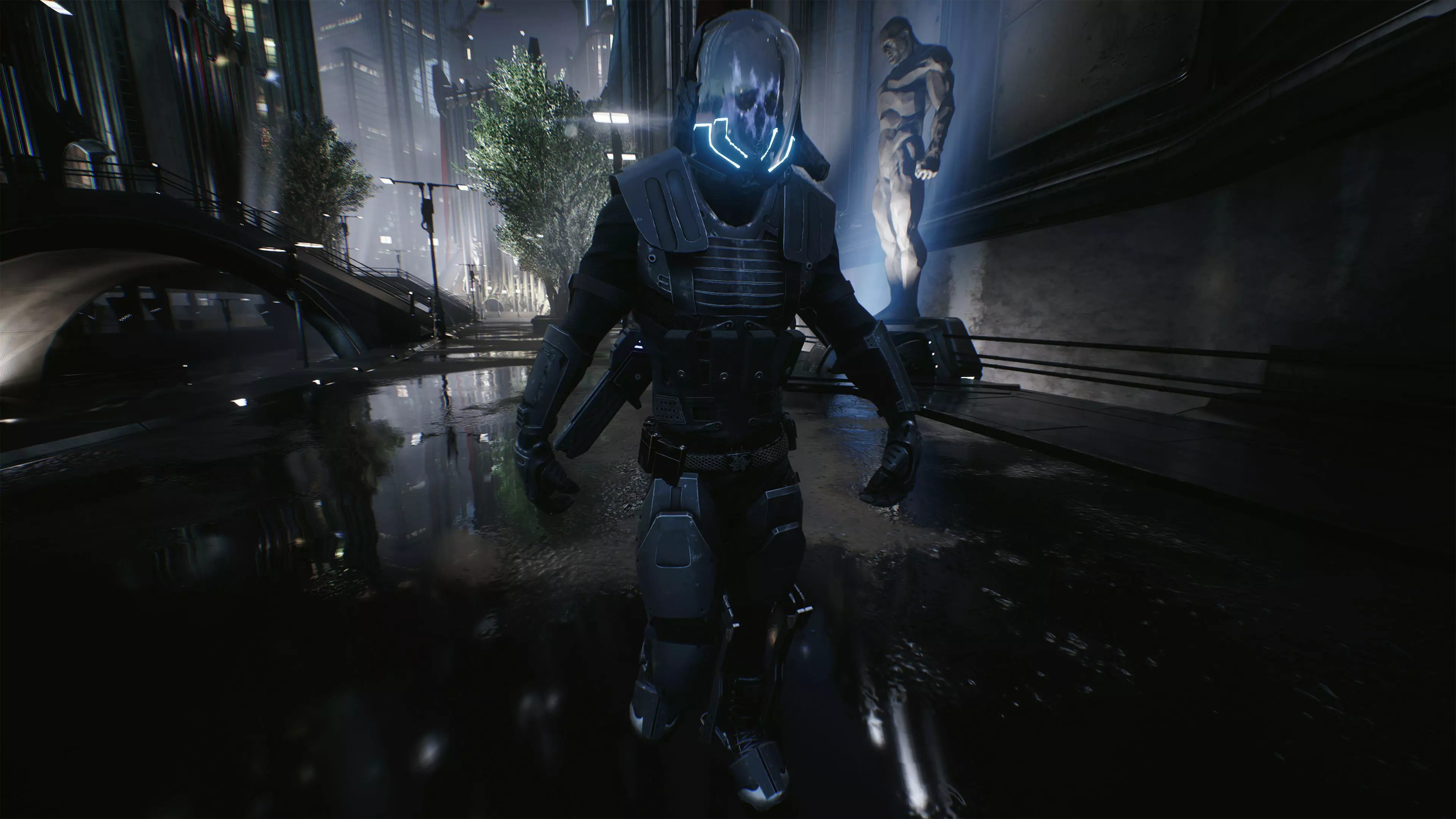 Alien 3 Low-poly 3D model_4