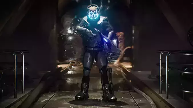 Alien 3 Low-poly 3D model Alien 3 Low-poly 3D model