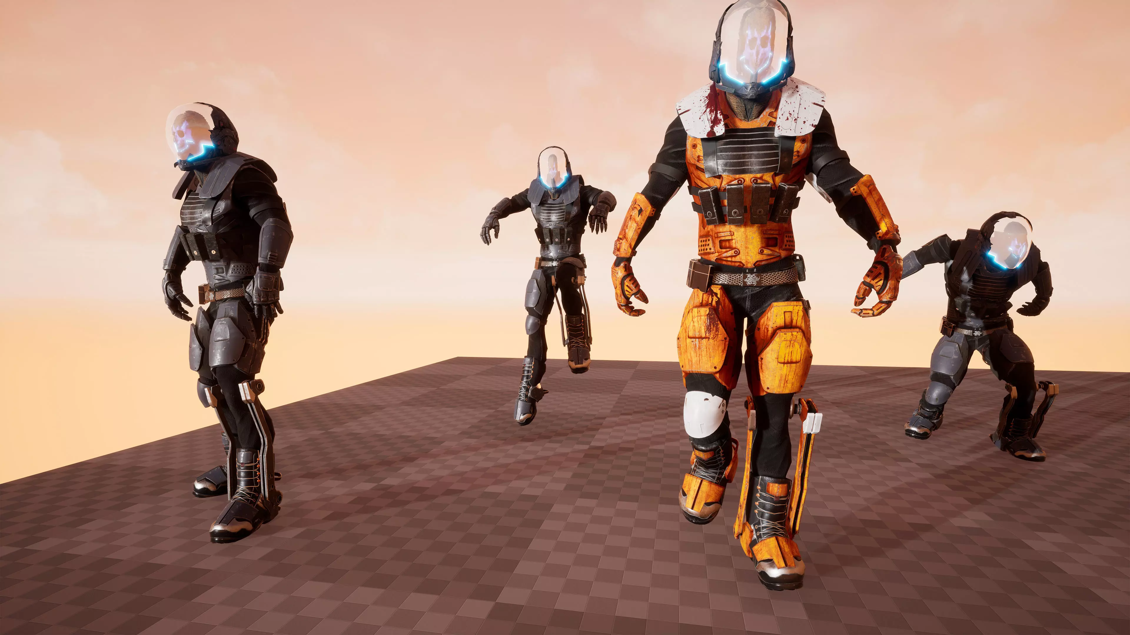 Alien 3 Low-poly 3D model_31