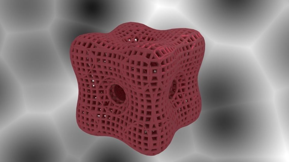 Mathematical Art of 20 Equations 3D print model_12