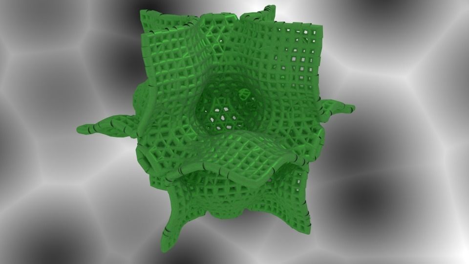 Mathematical Art of 20 Equations 3D print model_7