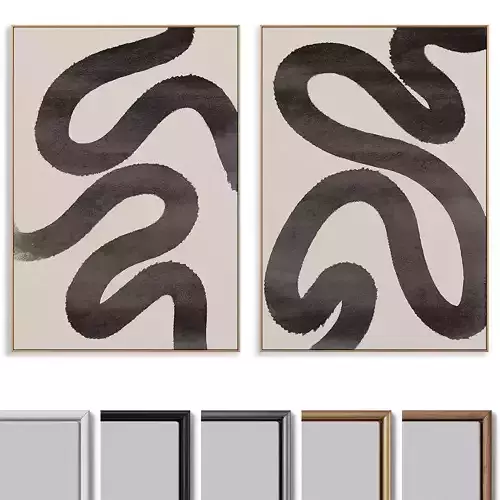 Abstract Painting Frame set