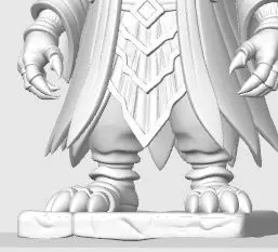 Scary Pumpkin Knight Bobblehead Halloween Figurine 3D print model_27