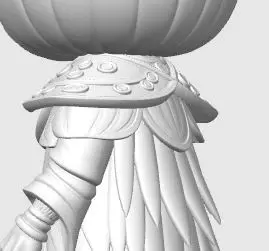 Scary Pumpkin Knight Bobblehead Halloween Figurine 3D print model_29