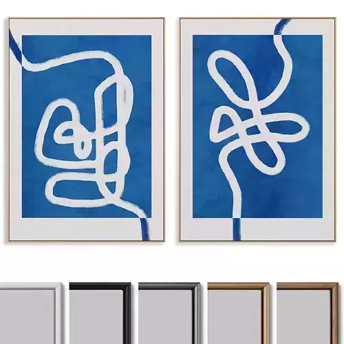 Abstract Painting Frame set