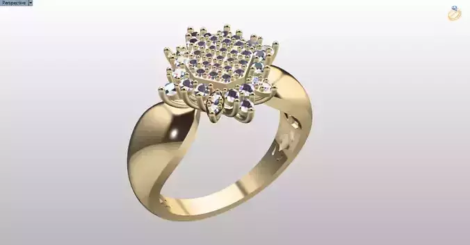 luxury square solitaire