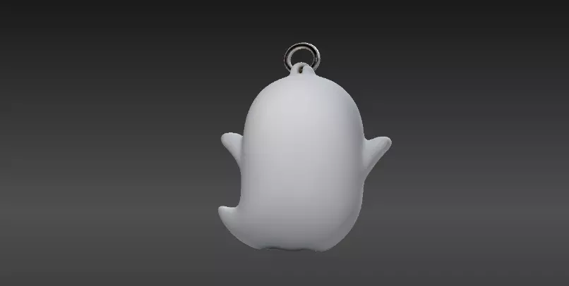 Cat Lantern 3D Print And Ghost Buddy Keychain 3D Print Model 3D print model_7