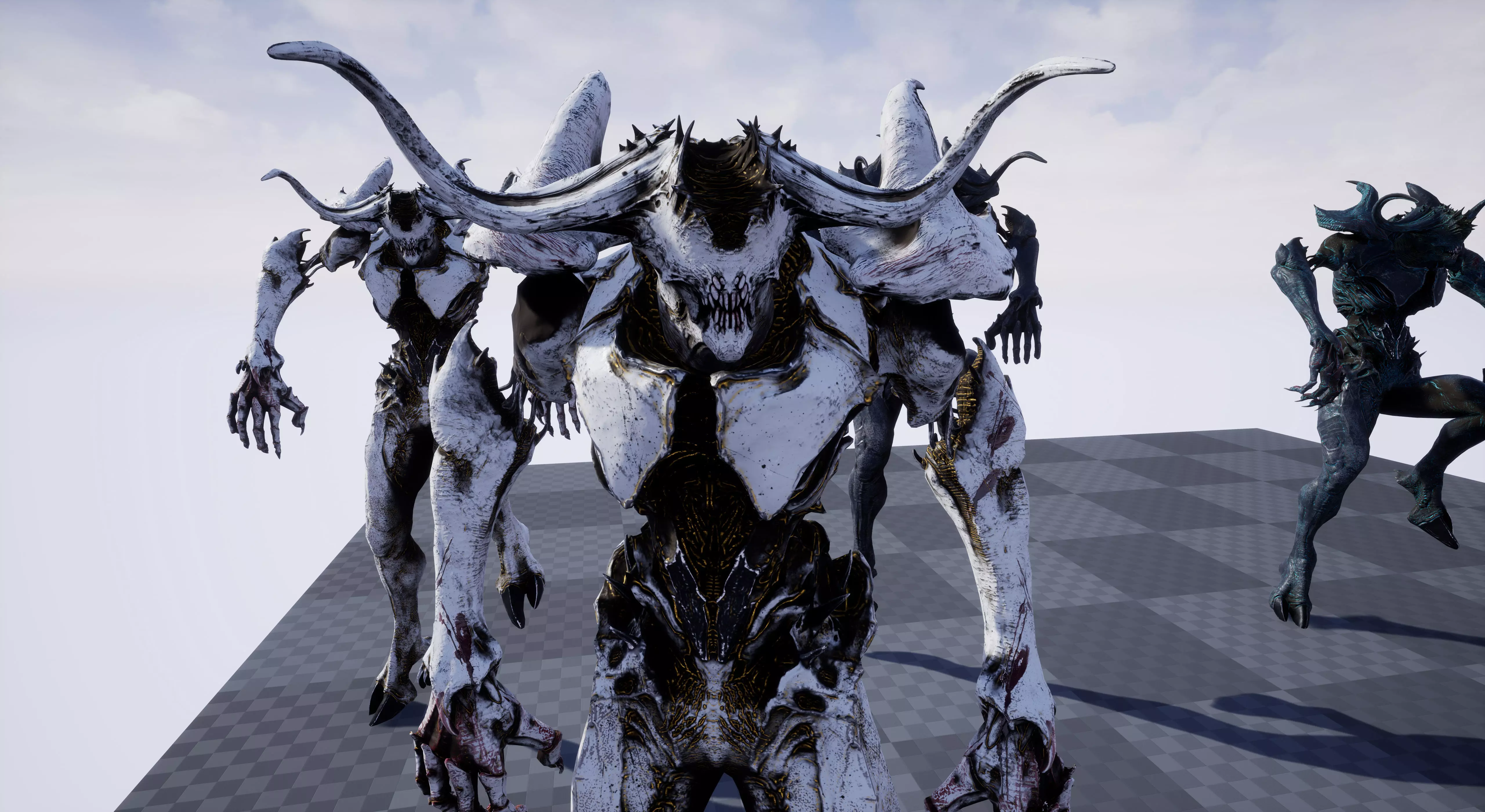 Alien 4 Low-poly 3D model_11