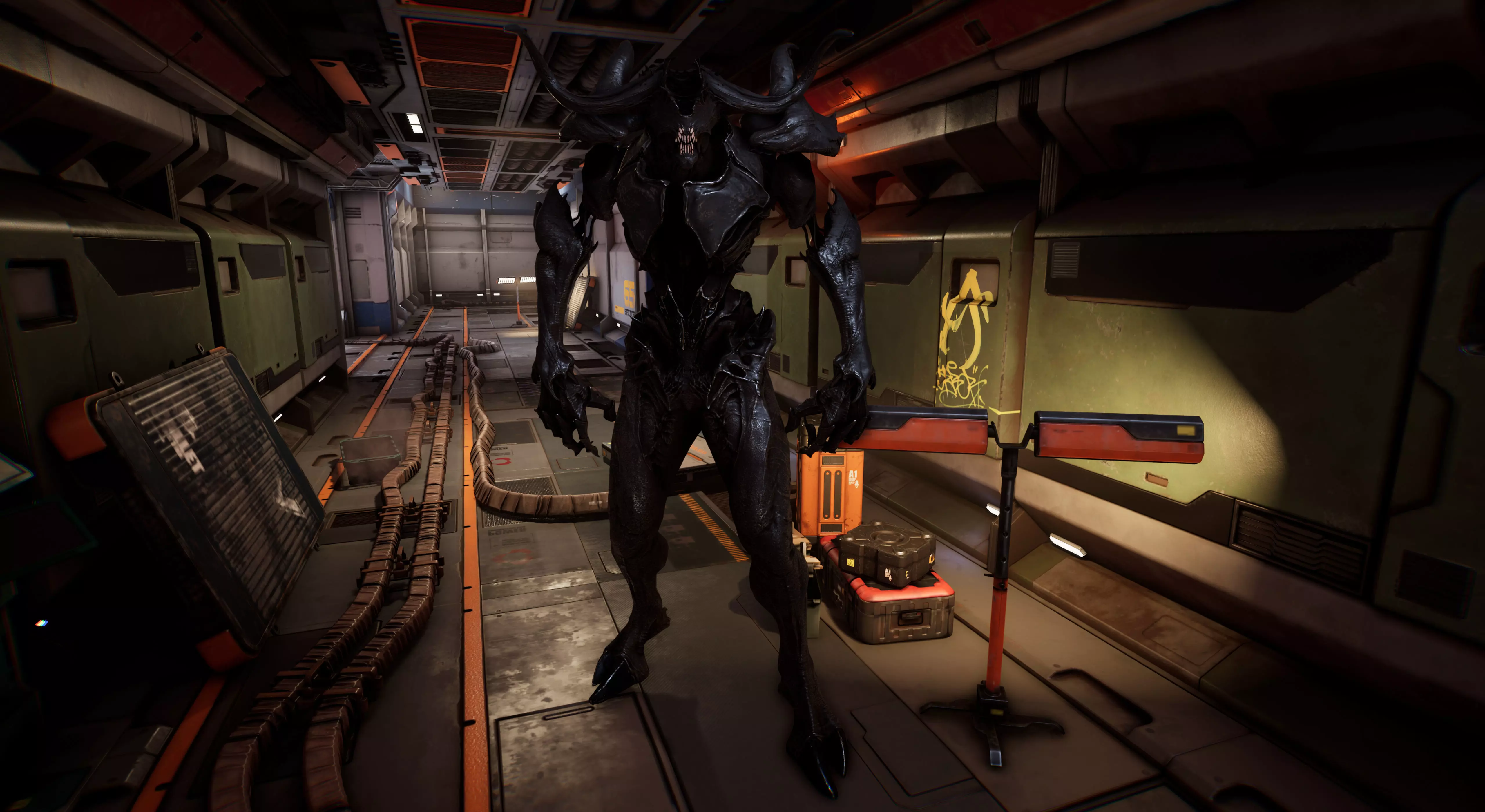 Alien 4 Low-poly 3D model_3