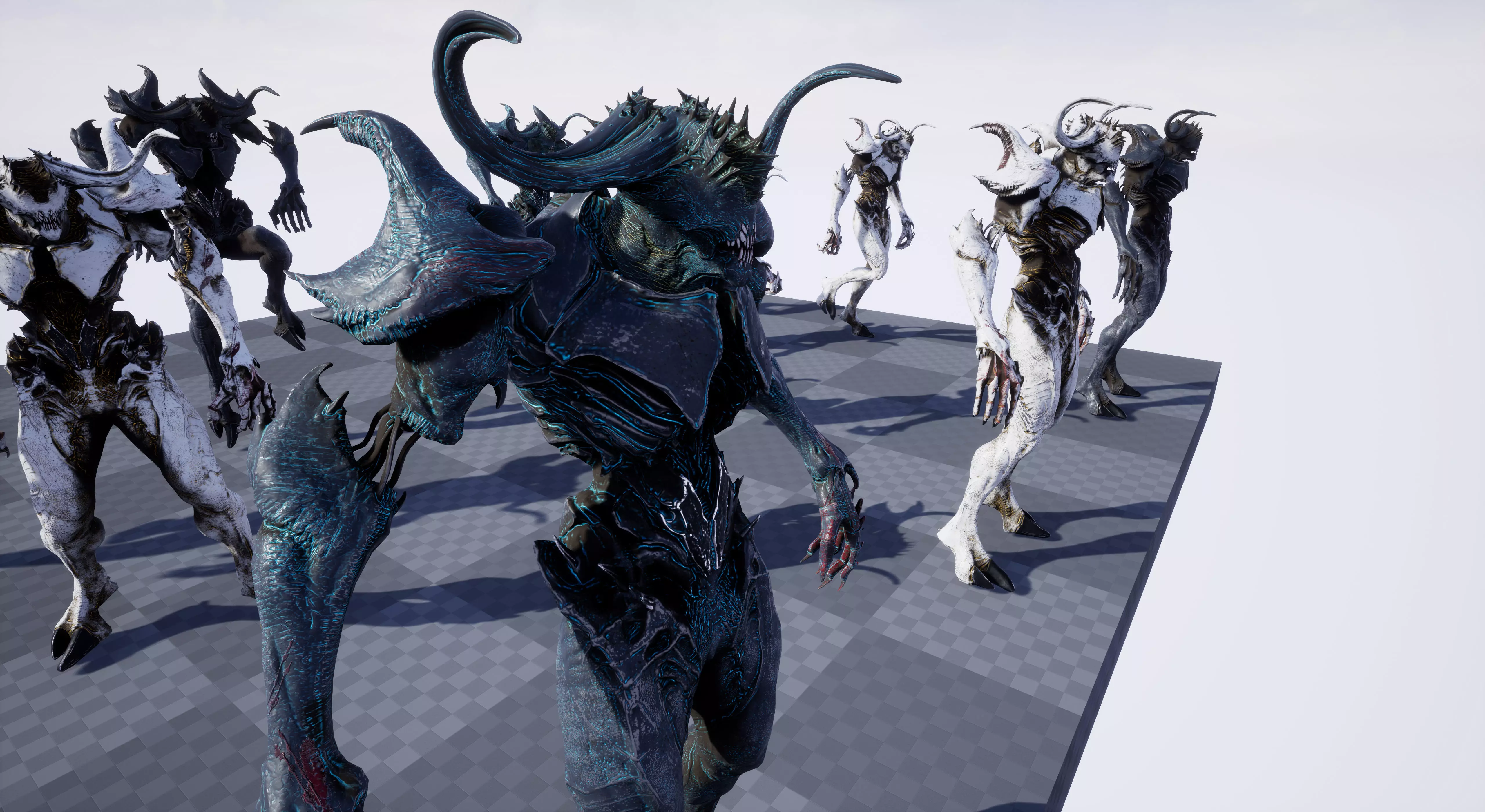 Alien 4 Low-poly 3D model_10