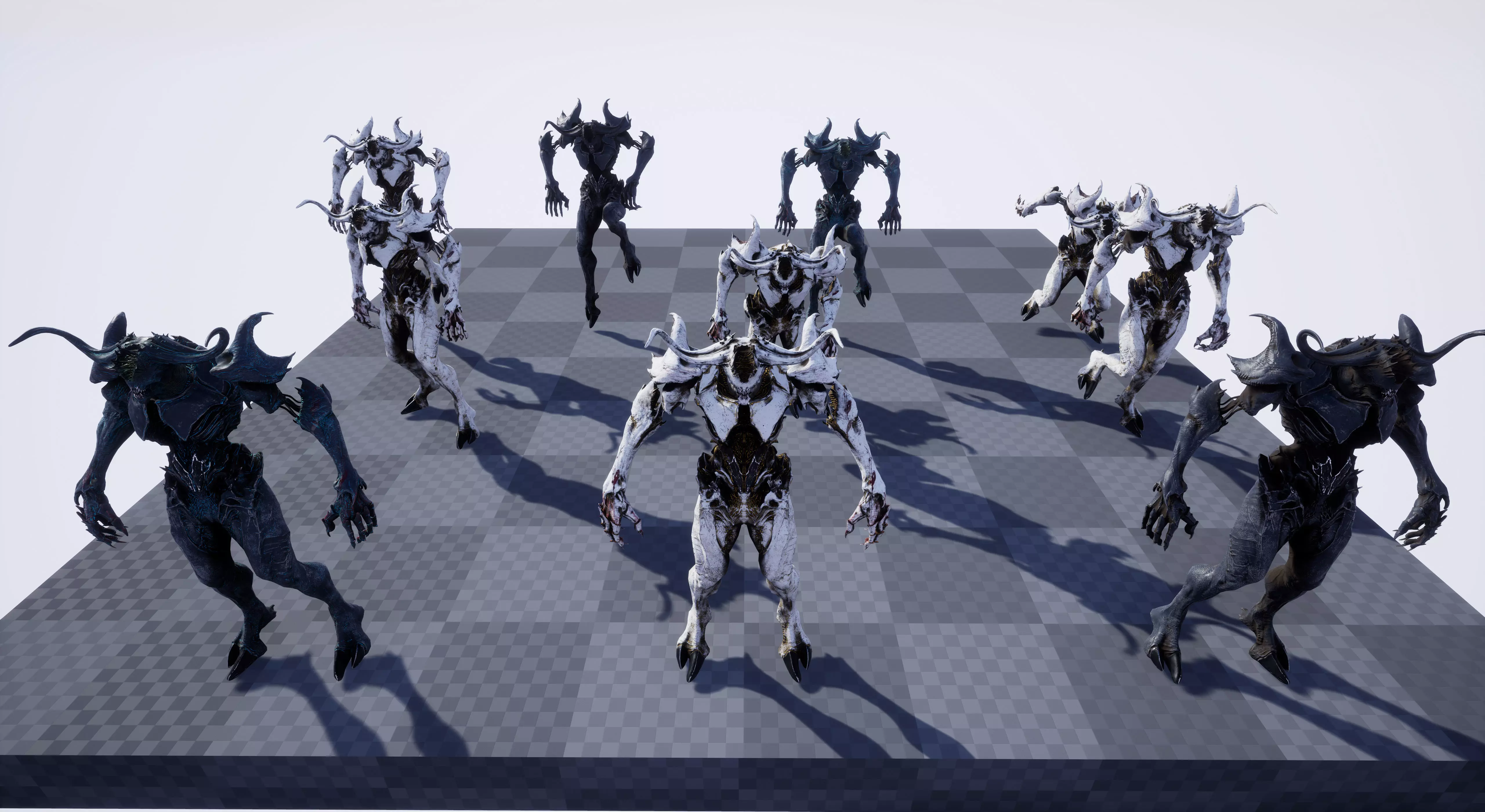 Alien 4 Low-poly 3D model_13