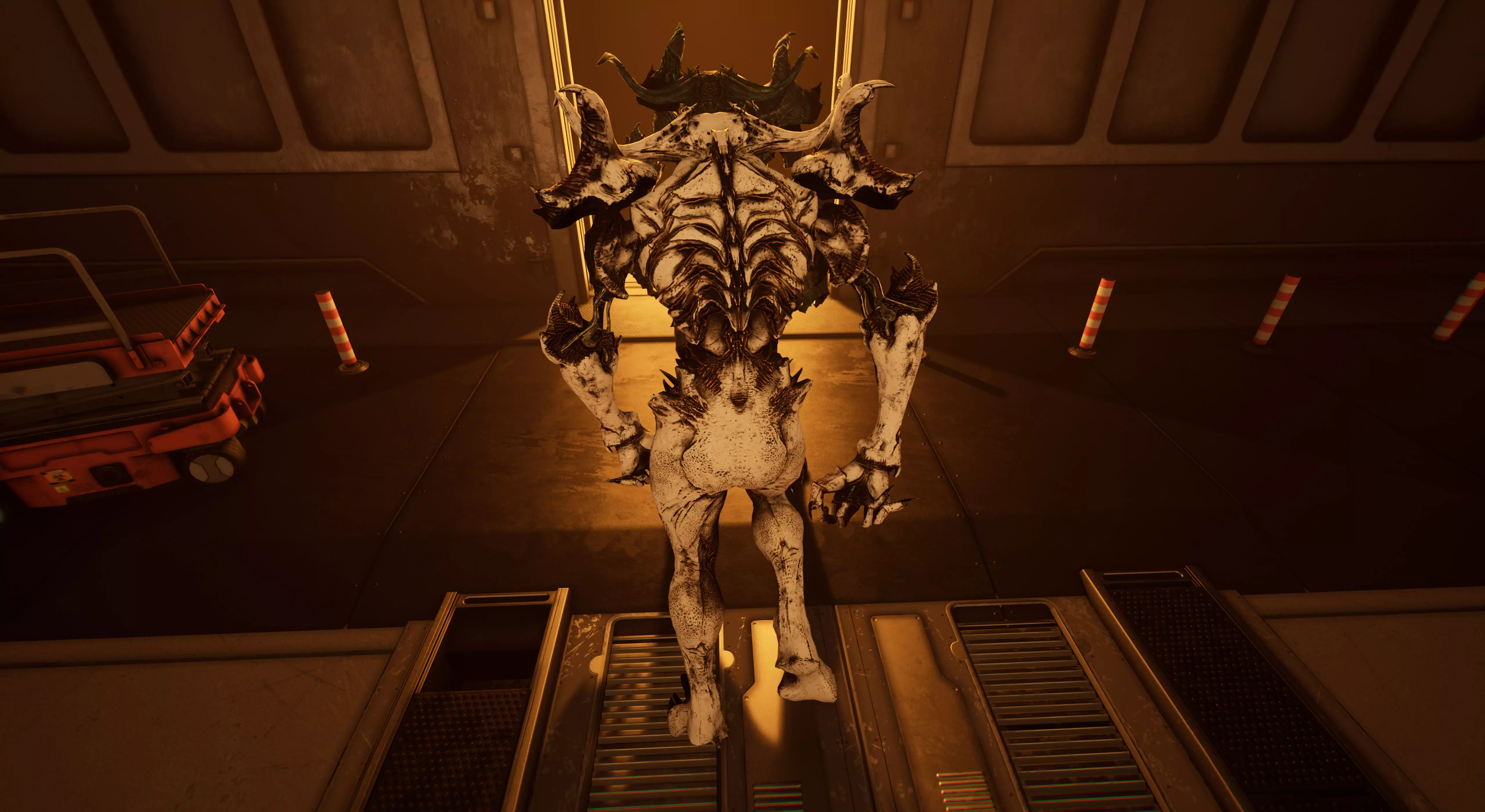 Alien 4 Low-poly 3D model_5