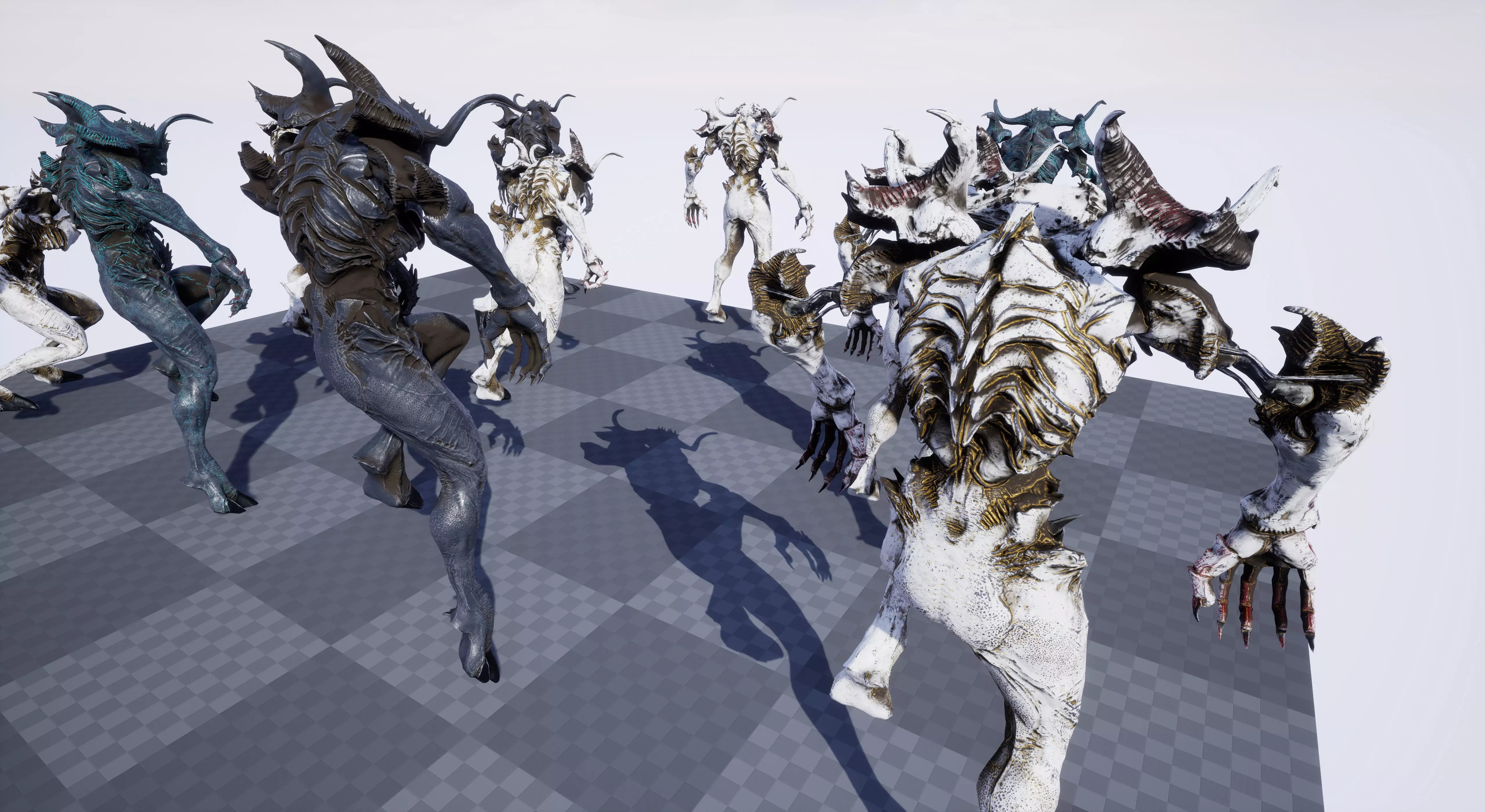 Alien 4 Low-poly 3D model_12