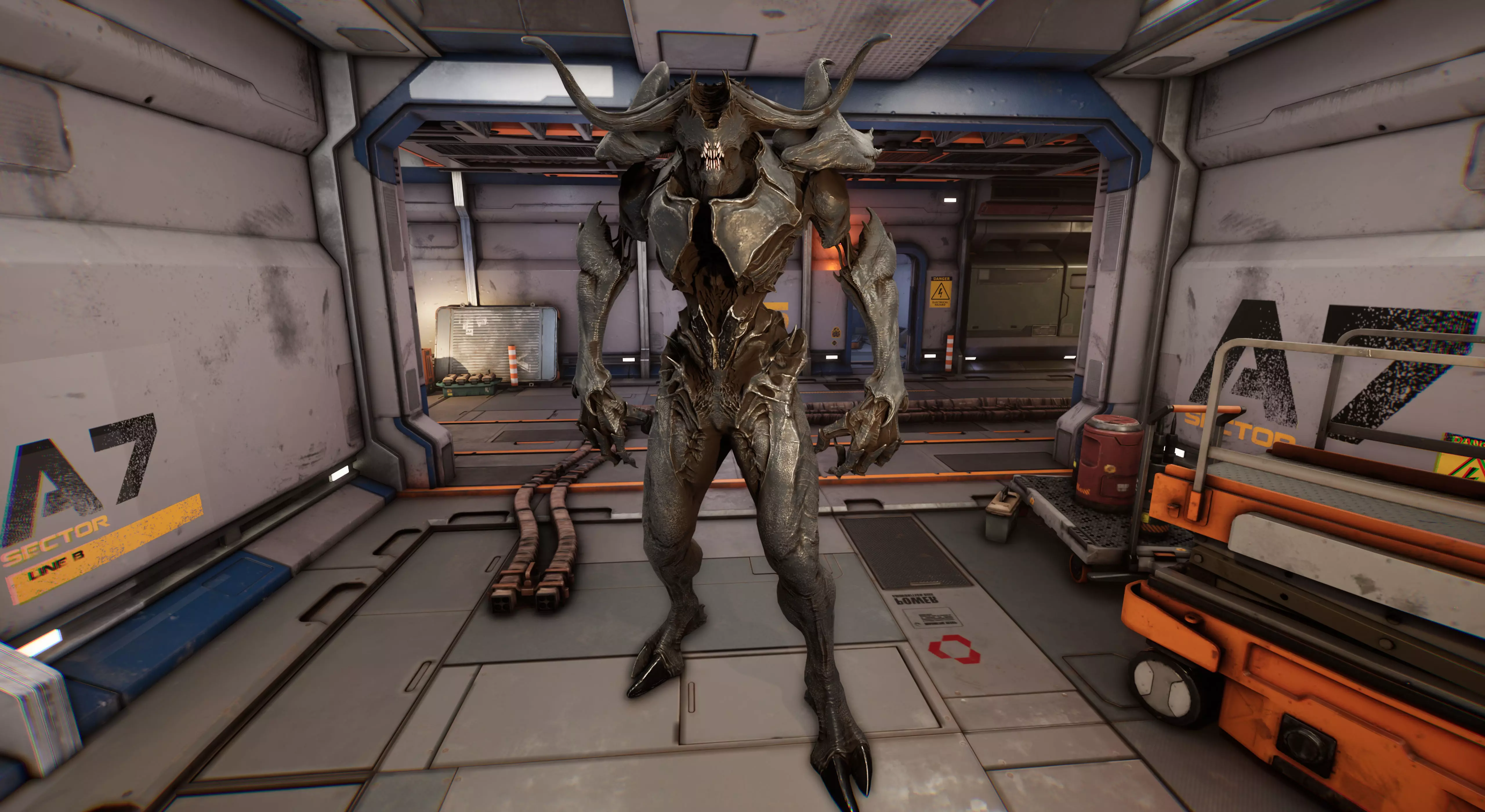 Alien 4 Low-poly 3D model_8