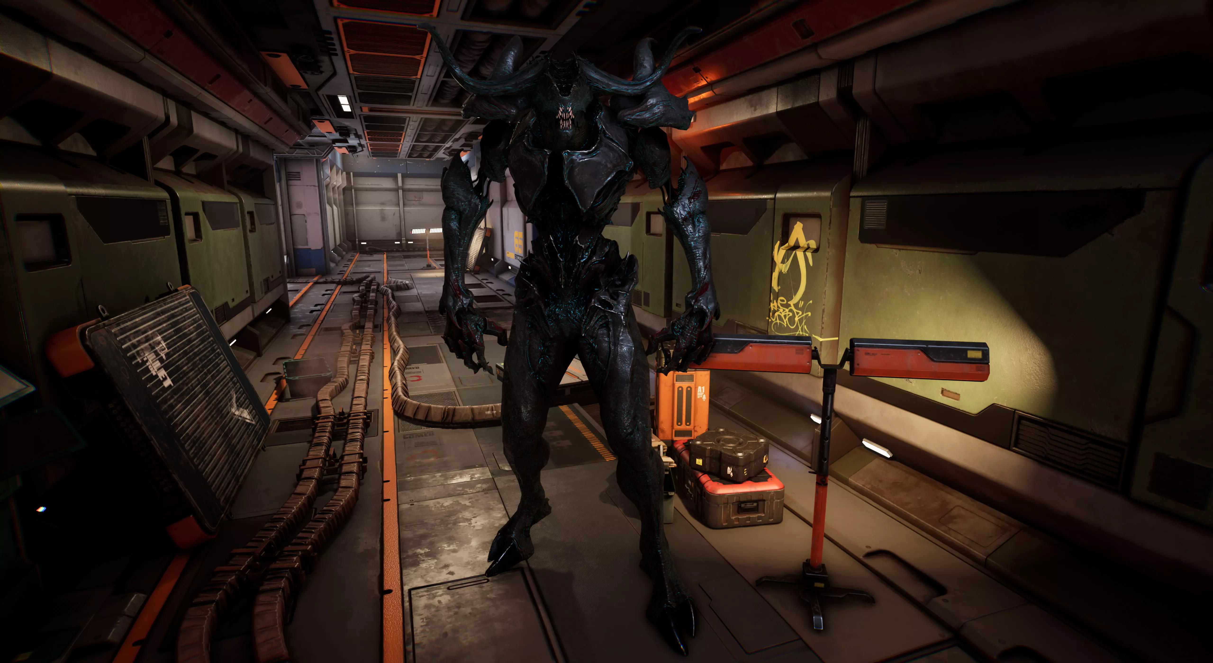 Alien 4 Low-poly 3D model_2